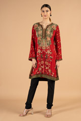 Red Floral Kiss Kurti3743 video